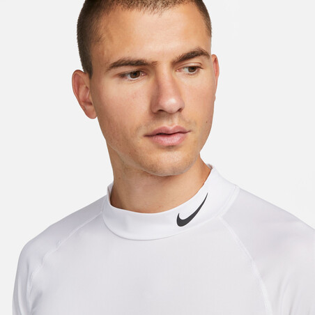 Sous-maillot manches longues Nike Pro blanc