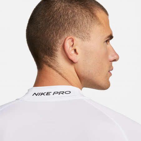 Sous-maillot manches longues Nike Pro blanc