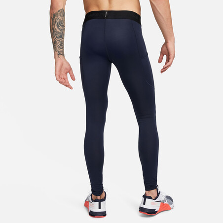 Legging Nike Pro bleu foncé