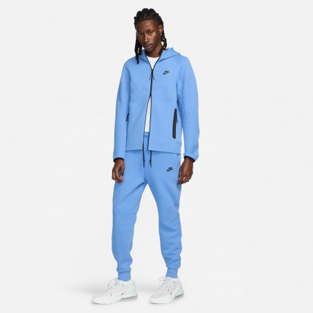 Pantalon survêtement Nike TechFleece bleu ciel sur