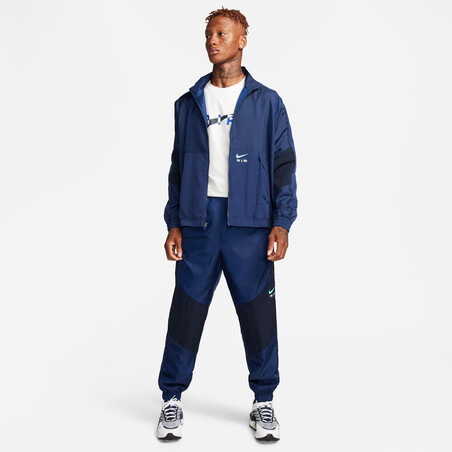 Pantalon survêtement Nike Air woven bleu