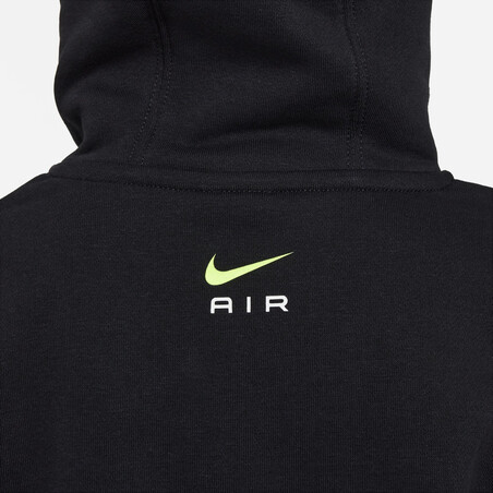 Sweat à capuche junior Nike Air noir jaune