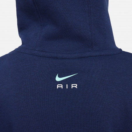 Sweat à capuche junior Nike Air bleu