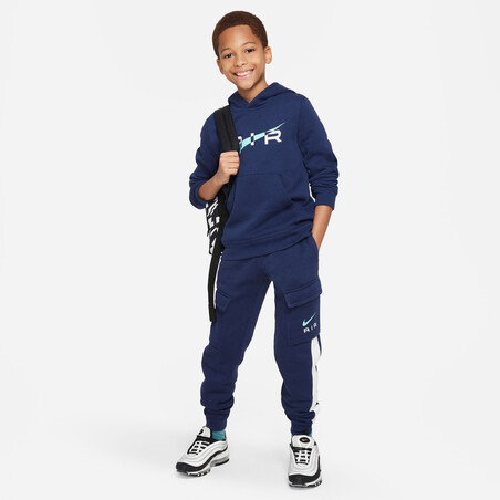 Pantalon survêtement junior Nike Air Cargo Fleece bleu