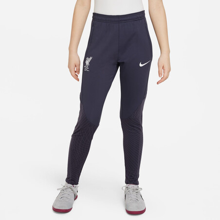 Pantalon survêtement junior Liverpool Strike noir blanc 2023/24