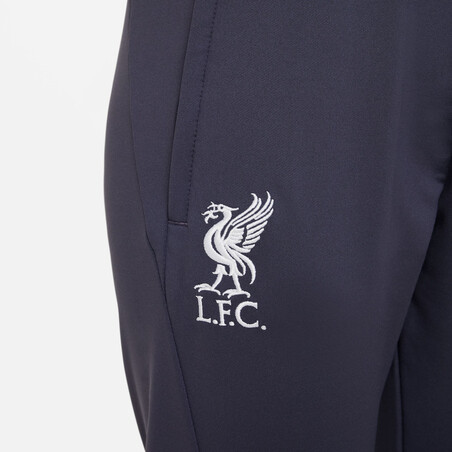 Pantalon survêtement junior Liverpool Strike noir blanc 2023/24