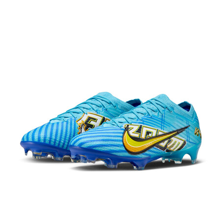 Nike Air Zoom Mercurial Vapor 15 Elite Mbappé FG bleu jaune