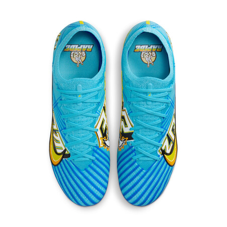 Nike Air Zoom Mercurial Vapor 15 Elite Mbappé FG bleu jaune