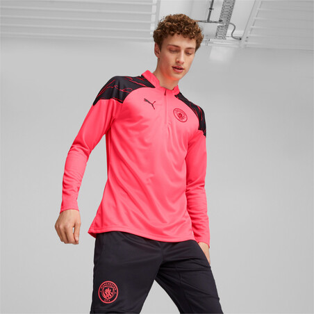 Sweat zippé Manchester City rose 2023/24