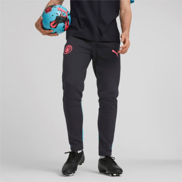 Pantalon survêtement Manchester City Casual noir rouge 2023/24