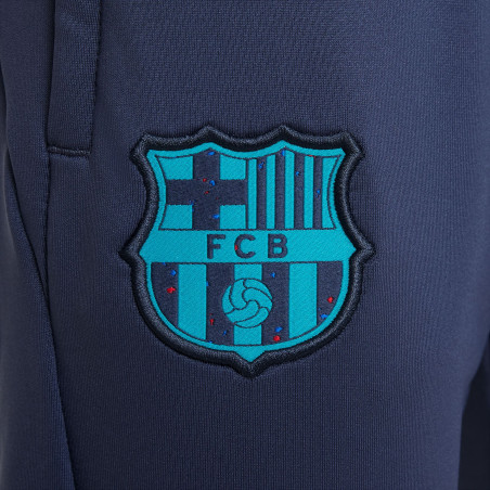 Pantalon survêtement junior FC Barcelone Strike gris bleu 2023/24 