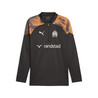 Sweat zippé OM noir orange 2023/24