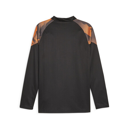 Sweat zippé OM noir orange 2023/24