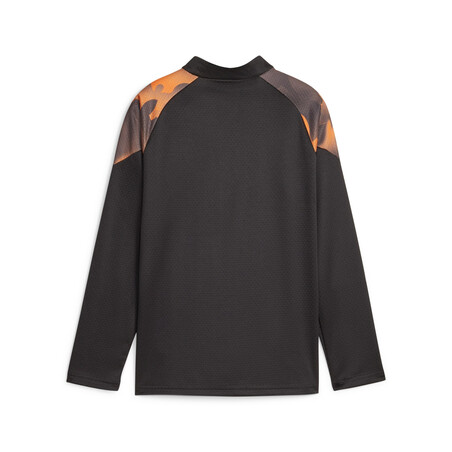 Sweat zippé junior OM noir orange 2023/24