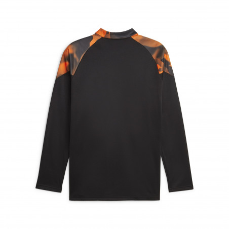 Sweat zippé OM Fleece noir orange 2023/24