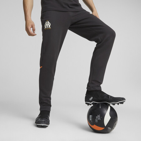 Pantalon survêtement OM Casual noir orange 2023/24