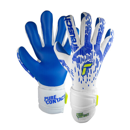 Gants gardien Reusch Pure Contact Silver blanc bleu