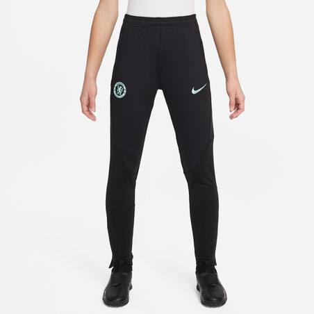 Pantalon survêtement junior Chelsea Strike noir vert 2023/24