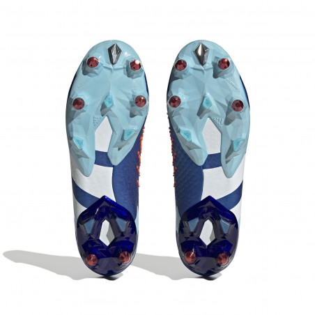 adidas Predator Accuracy+ montante SG bleu blanc