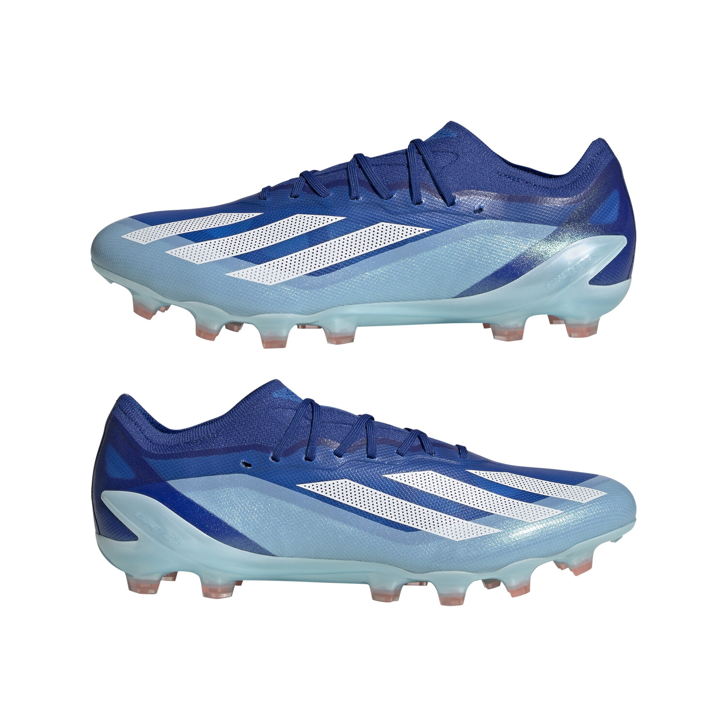 adidas X Crazyfast.1 AG bleu blanc sur Foot