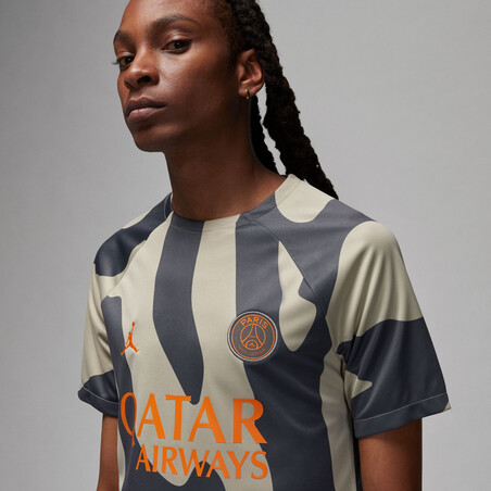 Maillot avant match PSG gris orange 2023/24