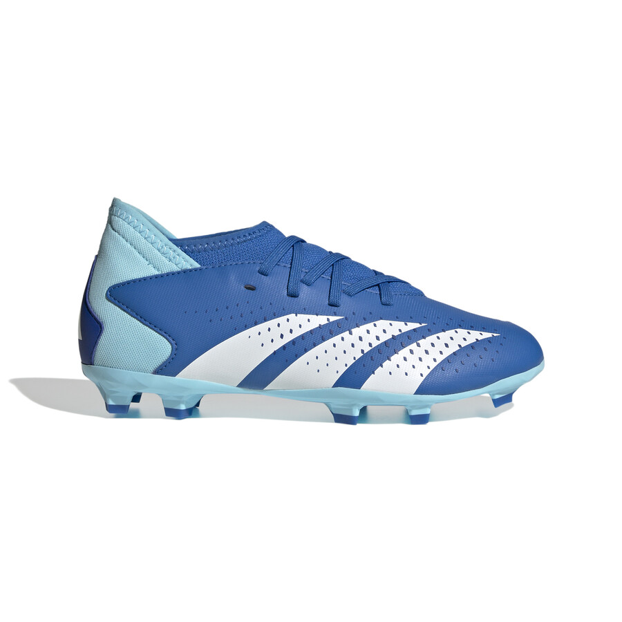 adidas Predator Accuracy.3 junior montante FG bleu blanc sur Foot