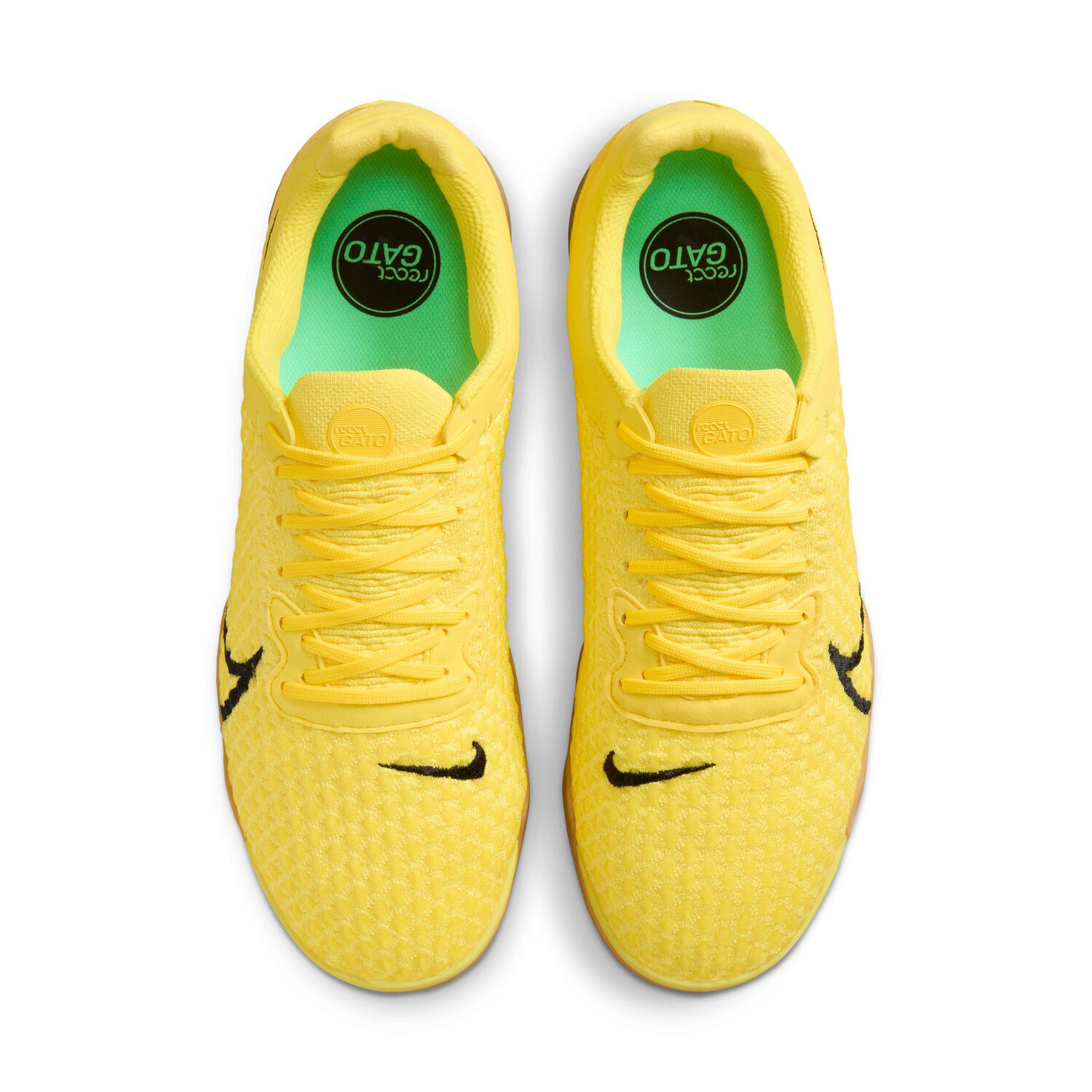 nike react jaune fluo