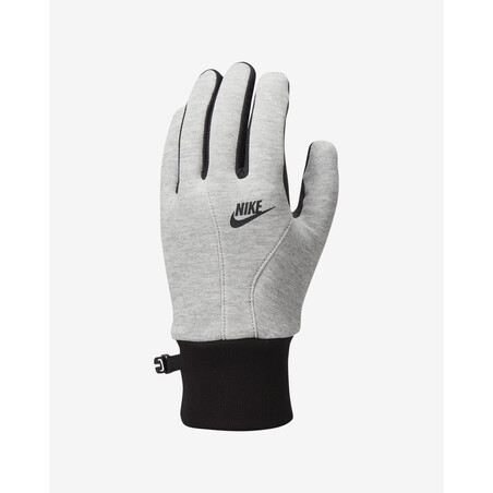 Gants joueurs Nike TechFleece gris noir