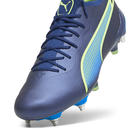 Puma King Ultimate SG bleu jaune sur Foot