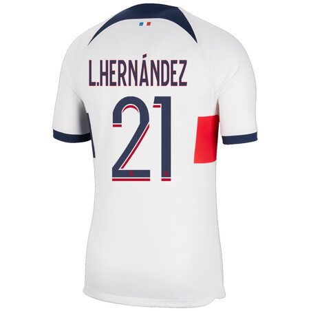 Maillot Hernandez PSG extérieur 2023/24