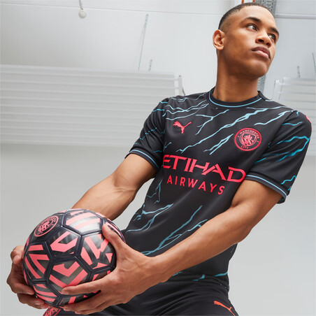 Maillot Manchester City Extérieur 23/24 - Enfant avec flocage De Bruyne 17