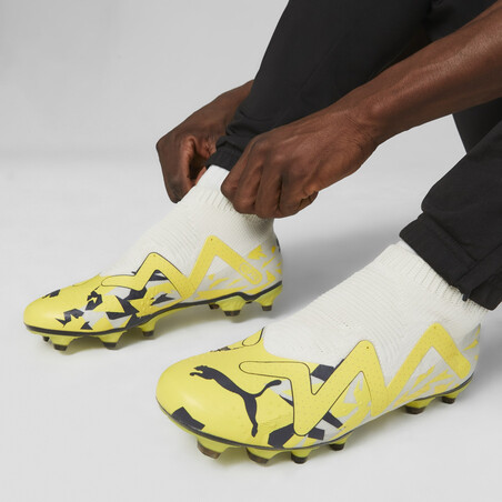 Puma Future Match LaceLess FG/AG jaune gris