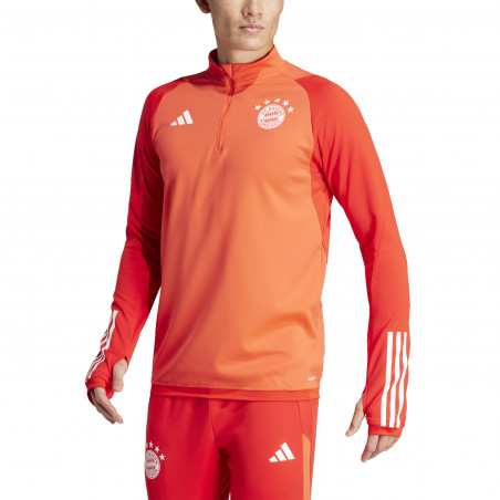 Sweat zippé Bayern Munich rouge 2023/24