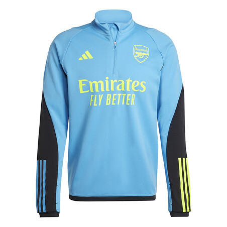 Sweat zippé Arsenal bleu jaune 2023/24