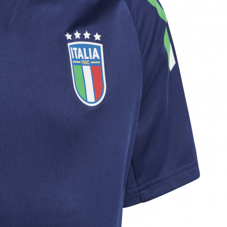 Maillot entraînement junior Italie bleu foncé 2024