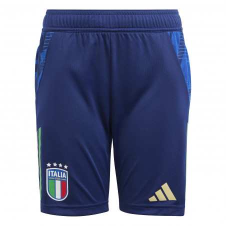 Short entraînement junior Italie bleu foncé 2024