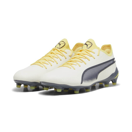 Puma King Ultimate FG/AG jaune blanc