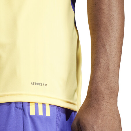 Maillot entraînement Real Madrid jaune violet 2023/24