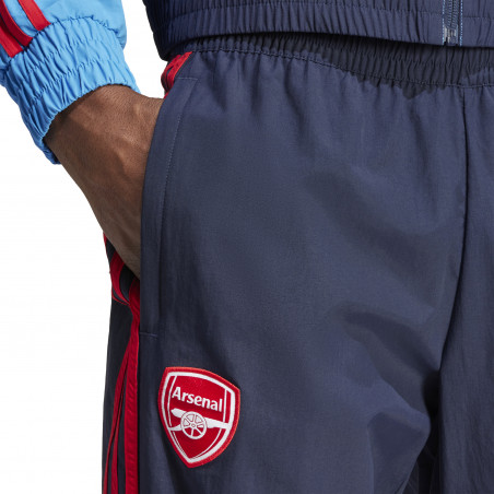 Pantalon survêtement Arsenal Woven bleu rouge 2023/24
