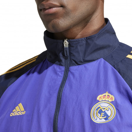 Veste survêtement Real Madrid Woven violet jaune 2023/24