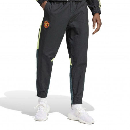 Pantalon survêtement Manchester United Woven noir jaune 2023/24