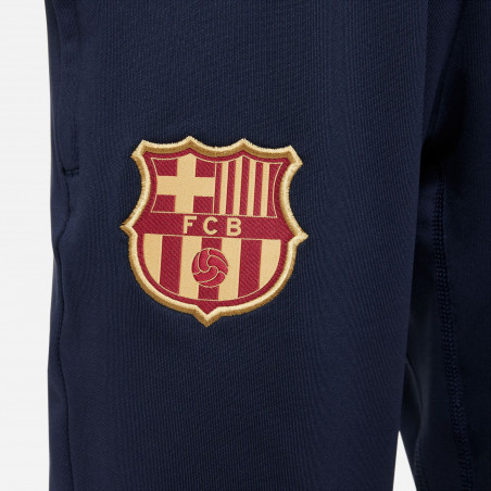 Pantalon survêtement junior FC Barcelone Strike bleu or 2023/24