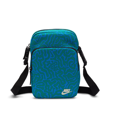 Sacoche Nike Heritage Cross-body bleu vert sur