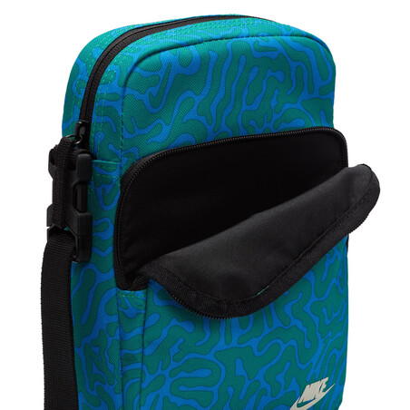 Sacoche Nike Heritage Cross-body bleu vert