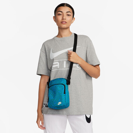 Sacoche Nike Heritage Cross-body bleu vert