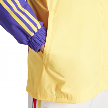 Veste imperméable Real Madrid jaune violet 2023/24