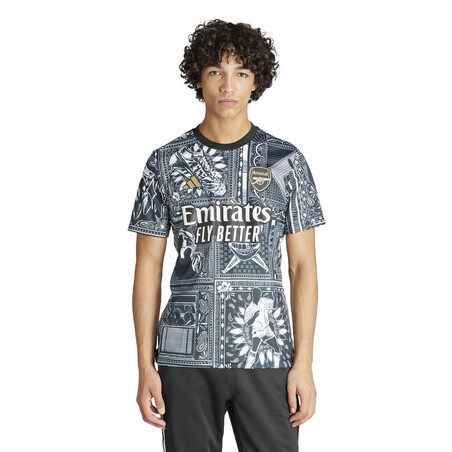 maillot avant match arsenal