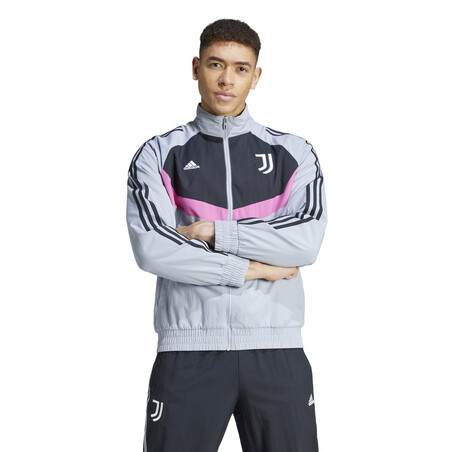 Veste survêtement Juventus Woven gris rose 2023/24