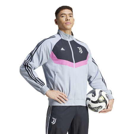 Veste survêtement Juventus Woven gris rose 2023/24