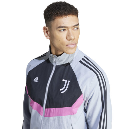 Veste survêtement Juventus Woven gris rose 2023/24